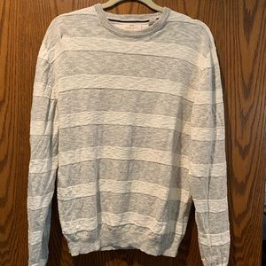 Weatherproof Vintage | Medium | Silver and Cream Stripes